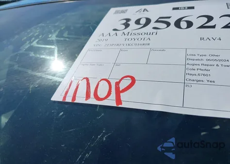 2019 Toyota Rav4 Xle from USA, damaged, VIN 2T3P1RFV1KC016808